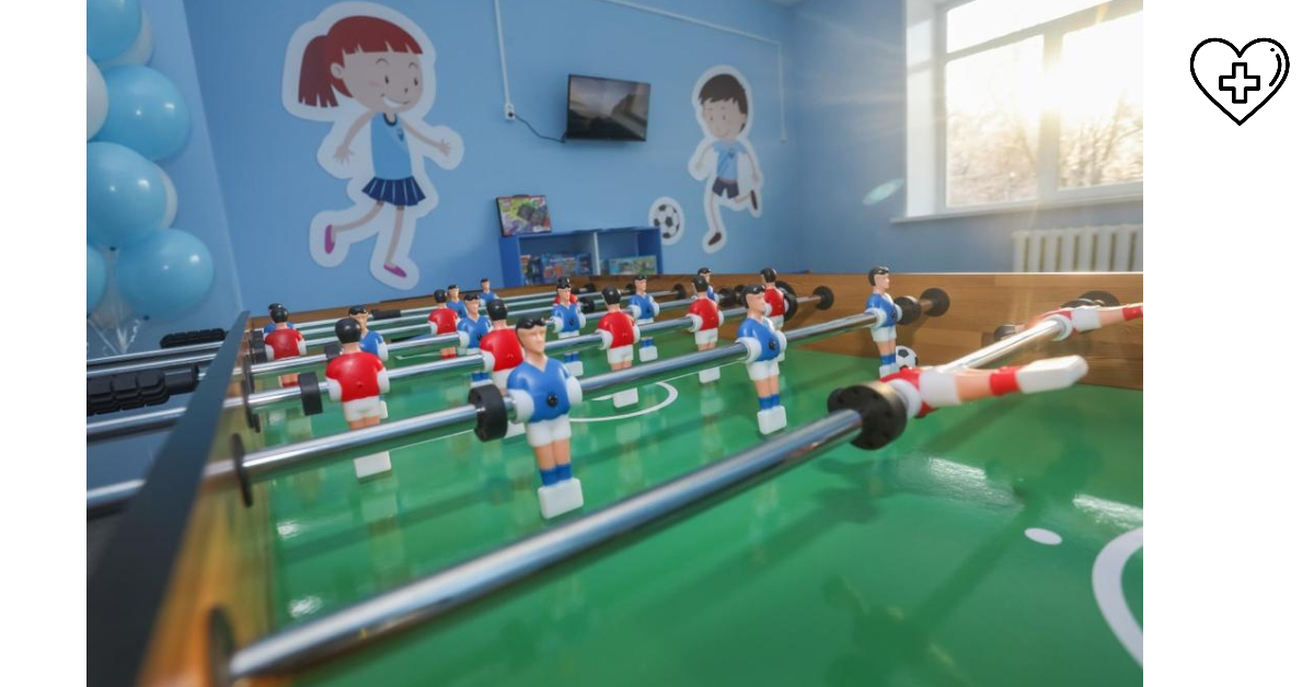 Футбольная игровая комната появилась в детской клинической больнице №27 Нижнего Новгорода Футбольная игровая комната появилась в детской клинической больнице №27 Нижнего Новгорода