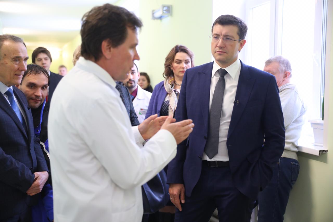 Глеб Никитин проверил работу центра амбулаторной онкологической помощи в Павлове Глеб Никитин проверил работу центра амбулаторной онкологической помощи в Павлове