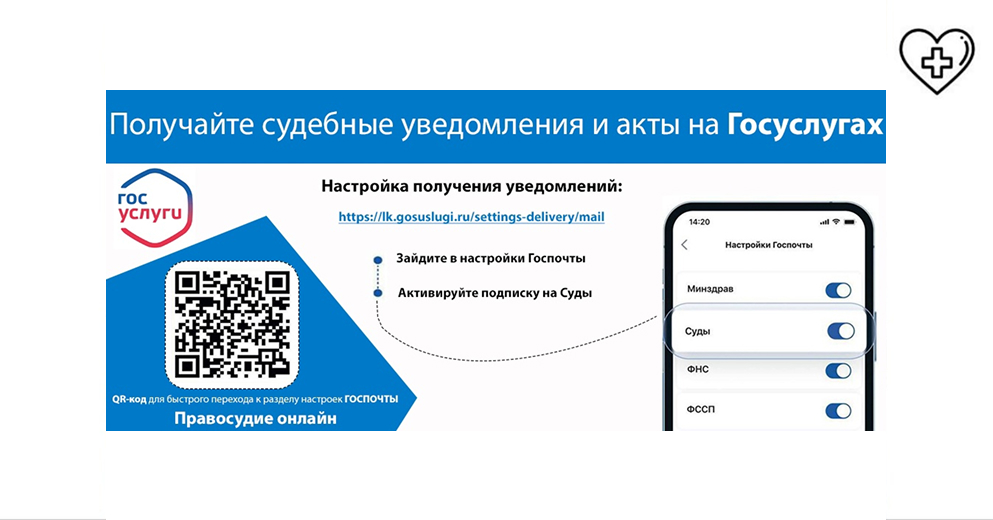 Получайте судебные уведомления и акты на Госуслугах Получайте судебные уведомления и акты на Госуслугах