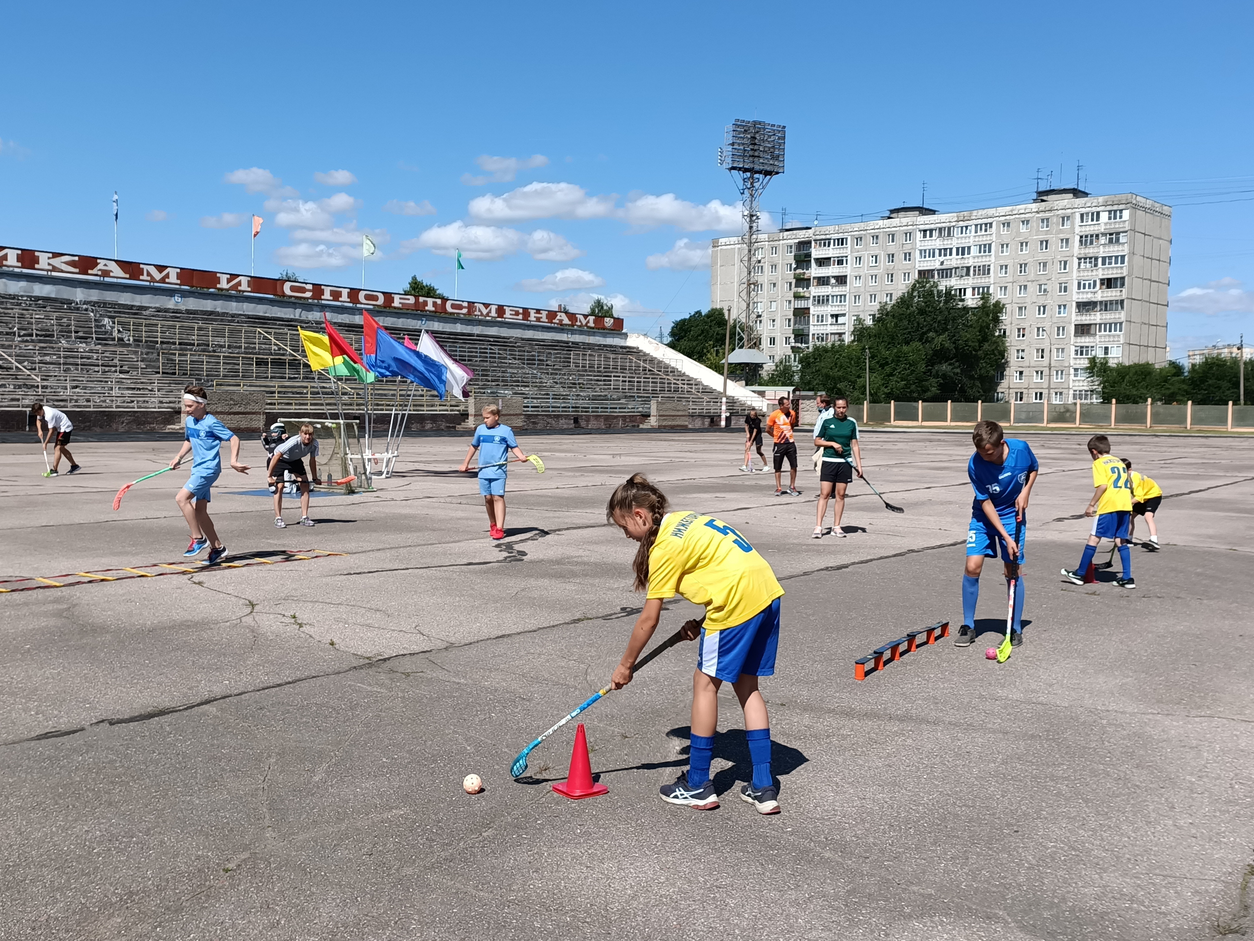 15 юных нижегородцев приняли участие в мероприятии, посвященном Дню физкультурника