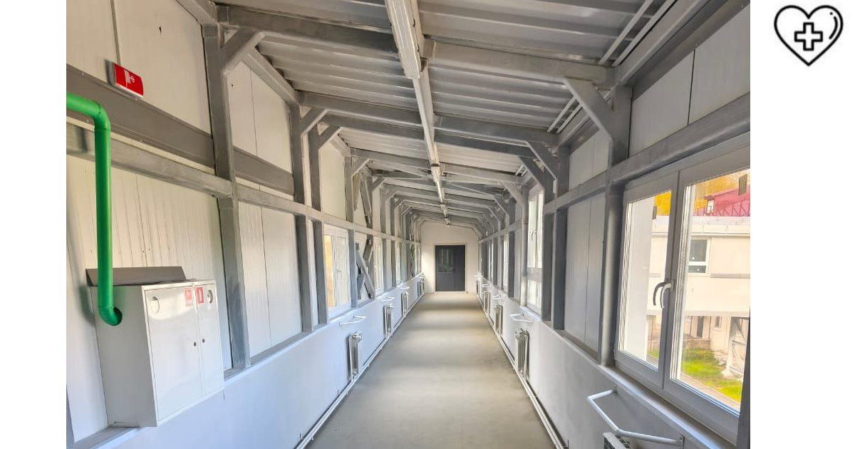 В Шахунской больнице построили переход между корпусами с операционной и реанимацией