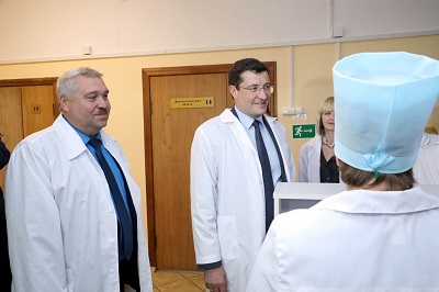 Визит главы региона Глеба Никитина в Ветлужскую и Шарангскую ЦРБ Визит главы региона Глеба Никитина в Ветлужскую и Шарангскую ЦРБ